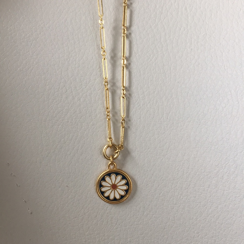 Madewell Flower Pendant Necklace